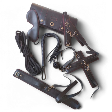 ๐คโค๏ธ "Pookie Kink Play Kit โ Luxe genuine leather, plush velvet lining, and all the spicy must-haves for your wildest fantasies. Play hard, play safe, and own the night (or the day ๐) ๐๐ฅ