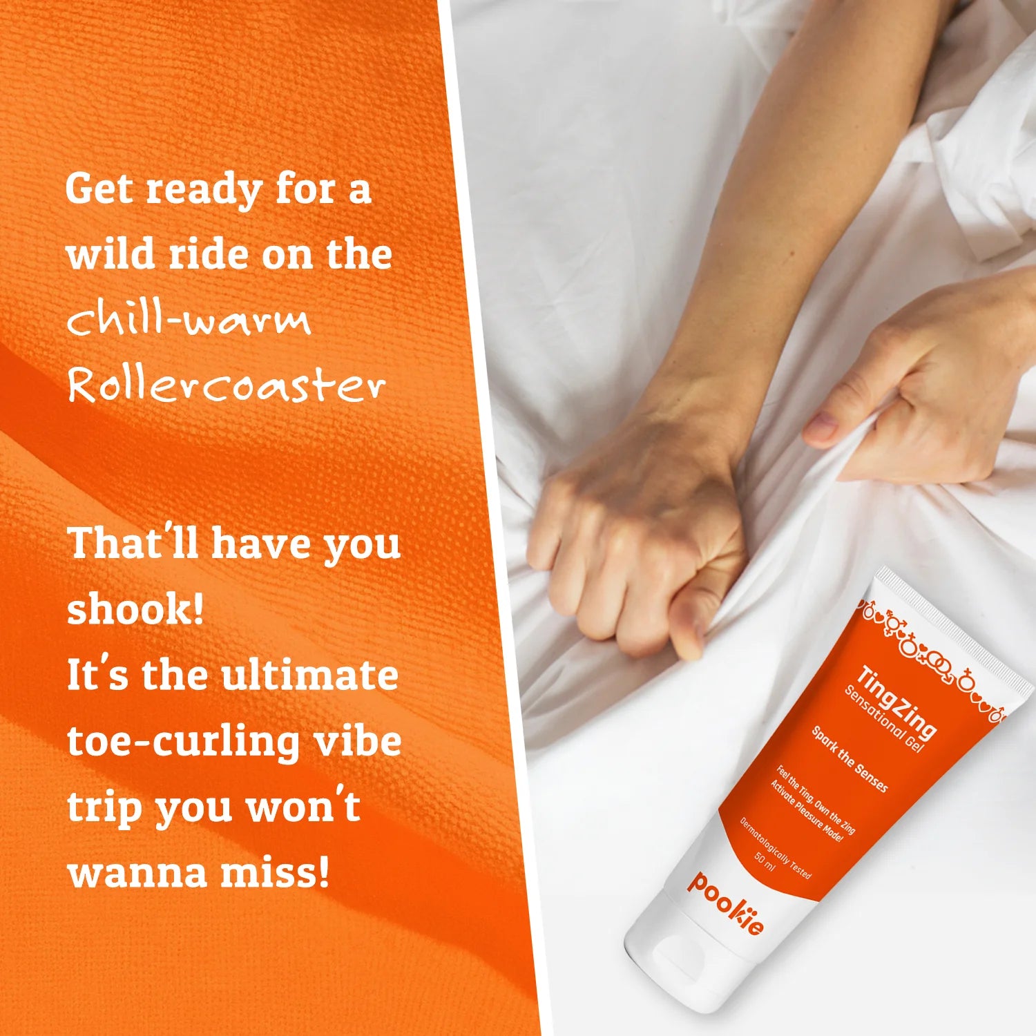 🧡 TingZing – Get that electrifying buzz! Tingling, warming, and oh-so-sensational for next-level pleasure. Turn up the heat & feel the Zing! ⚡🔥