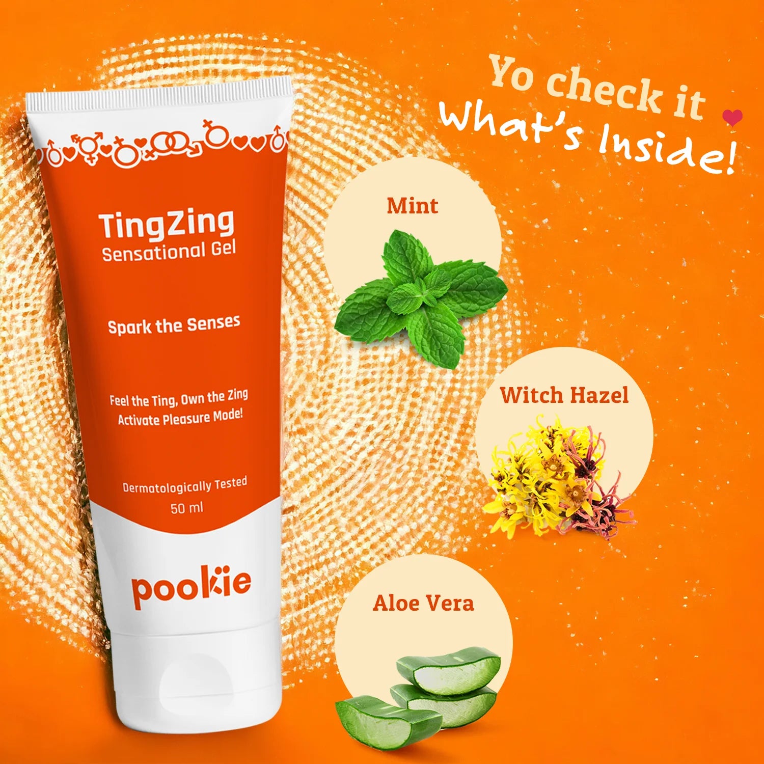 🧡 TingZing – Get that electrifying buzz! Tingling, warming, and oh-so-sensational for next-level pleasure. Turn up the heat & feel the Zing! ⚡🔥